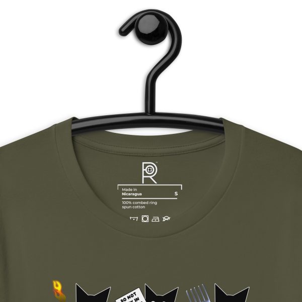 R - Resistance Kitties Resist Dark Style Unisex T-shirt - Image 42