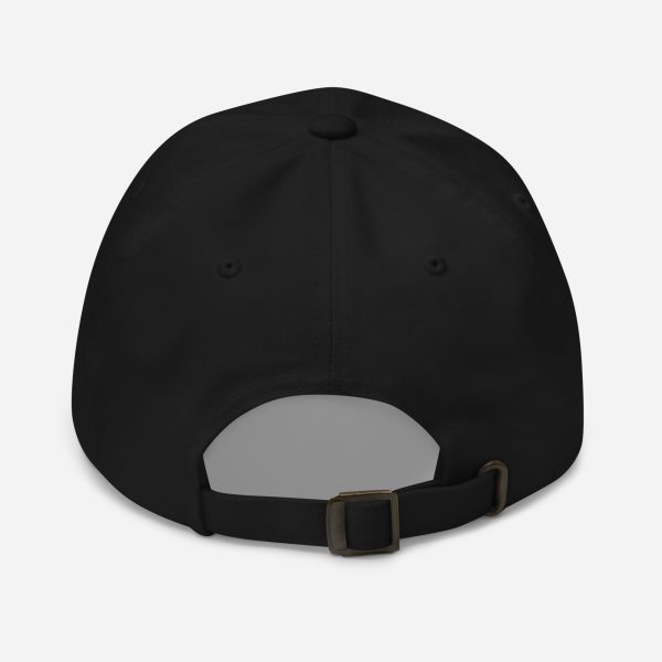 R - Sky Blue And Black Classic Dad Hat - Image 10