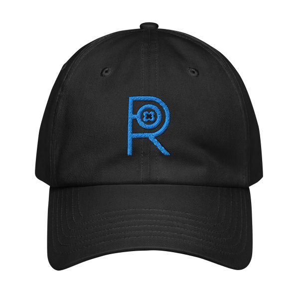 R - Sky Blue And Black Under Armour® Dad Hat