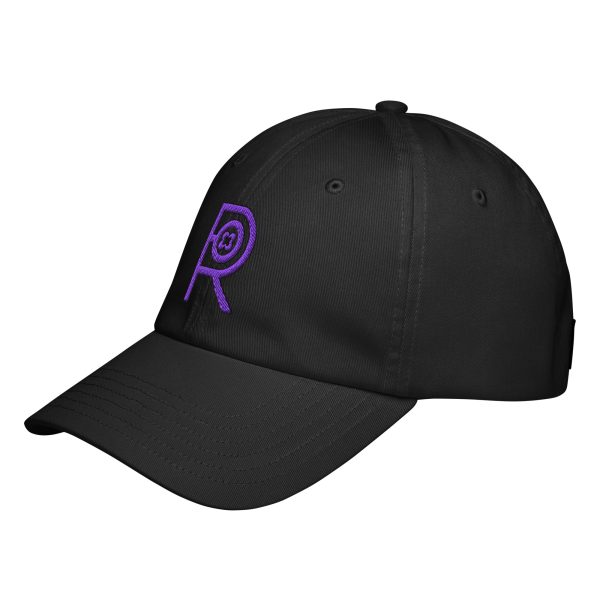 R - Purple And Black Under Armour® Dad Hat - Image 8