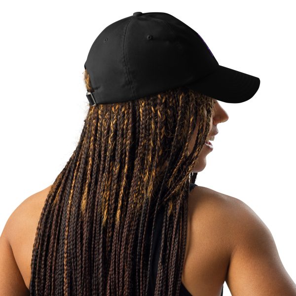 R - Purple And Black Under Armour® Dad Hat - Image 3