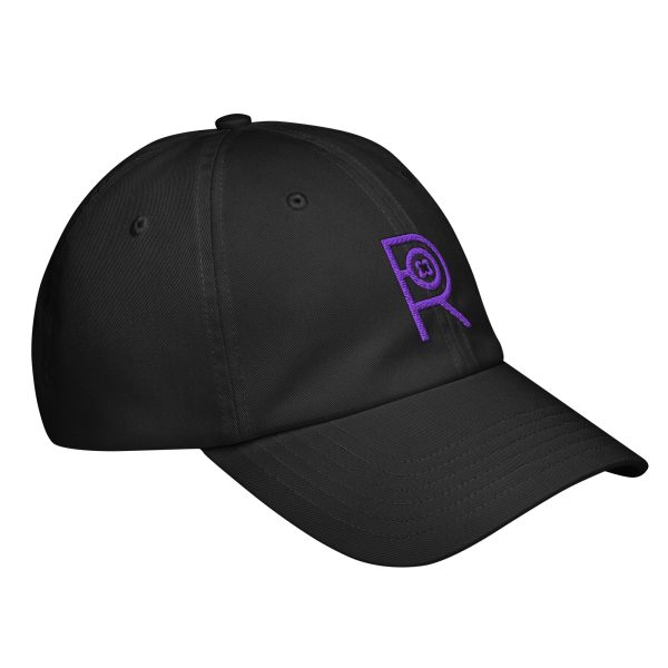 R - Purple And Black Under Armour® Dad Hat - Image 9