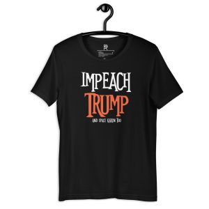 R - Impeach Trump And Space Karen Too Black Unisex T-shirt