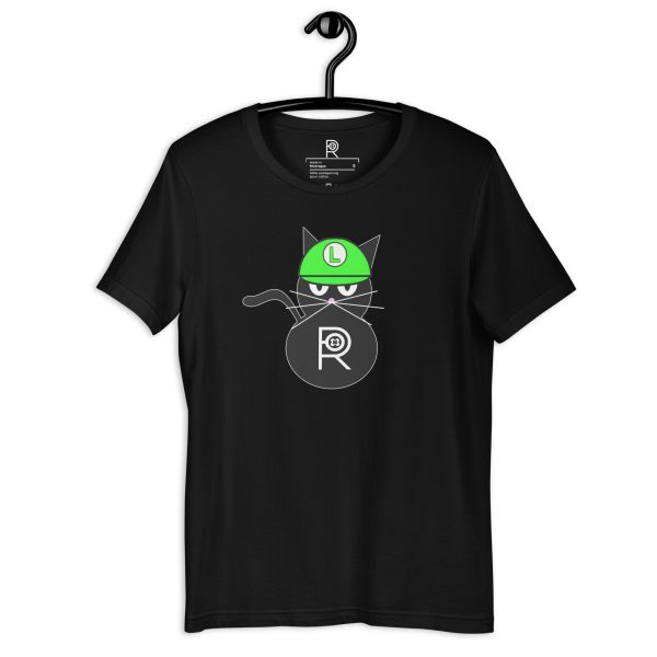 R - Luigi Kitty Dark Style Unisex T-shirt
