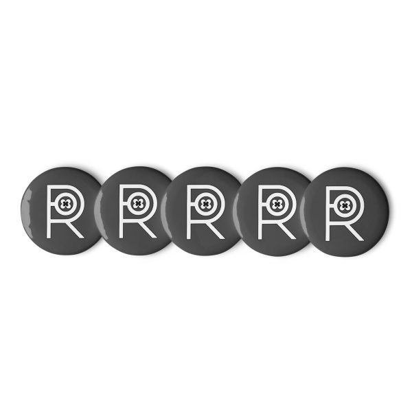 R - Set Of Eclipse Pin Buttons