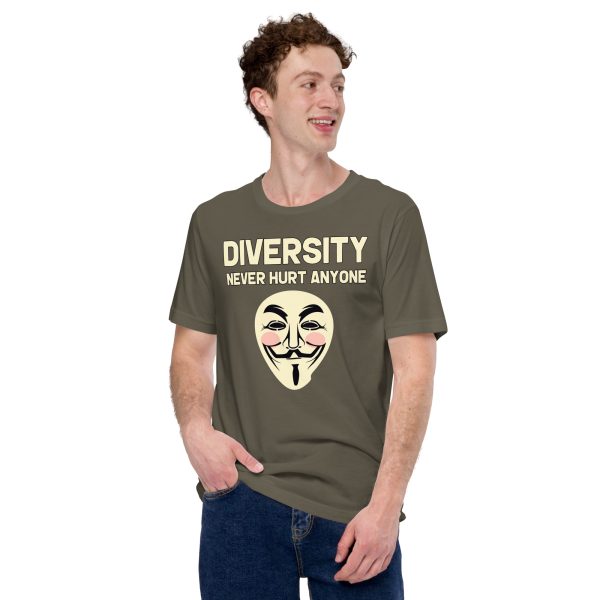 R - Diversity Never Hurt Anyone Dark Style 2 Unisex T-shirt - Image 27