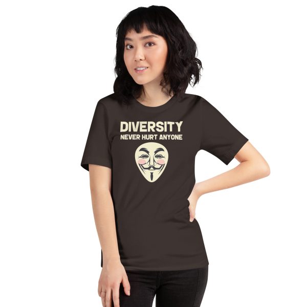 R - Diversity Never Hurt Anyone Dark Style 2 Unisex T-shirt - Image 13
