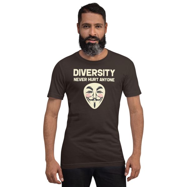 R - Diversity Never Hurt Anyone Dark Style 2 Unisex T-shirt - Image 14