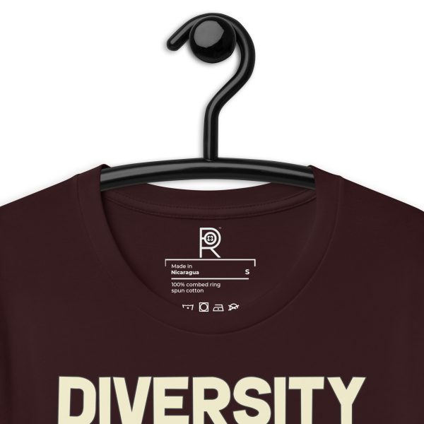 R - Diversity Never Hurt Anyone Dark Style 2 Unisex T-shirt - Image 36
