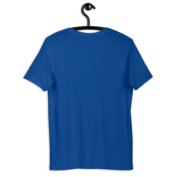 R - 8647 White And Black Outlined Brushed Dark Style Unisex T-shirt - Image 45