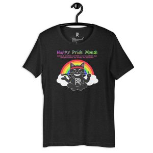 R - Happy Pride Month Dark Style Unisex T-shirt