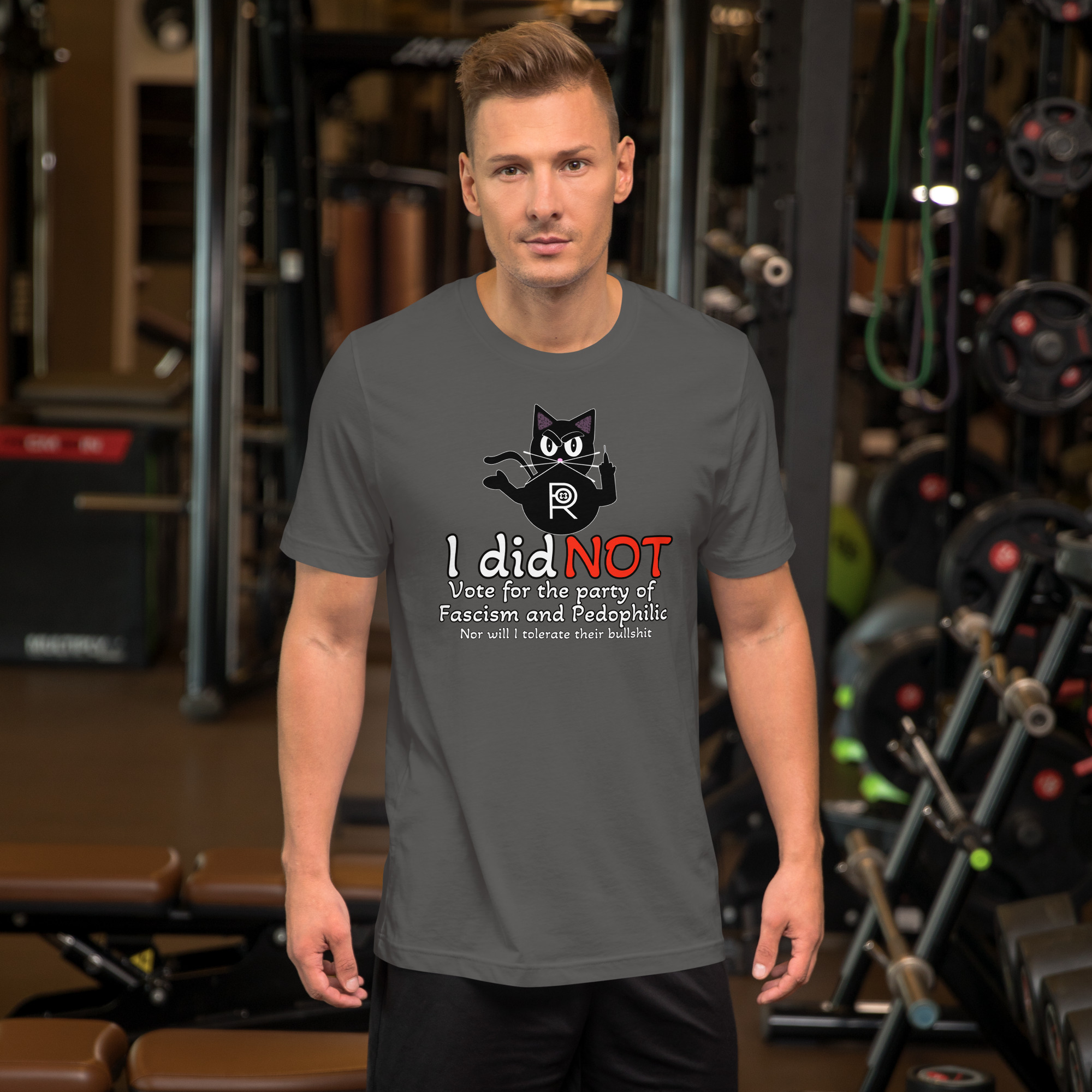 R - I Did Not Vote For The Party Of Fascism And Pedophilia Dark Style Unisex T-shirt - Image 12