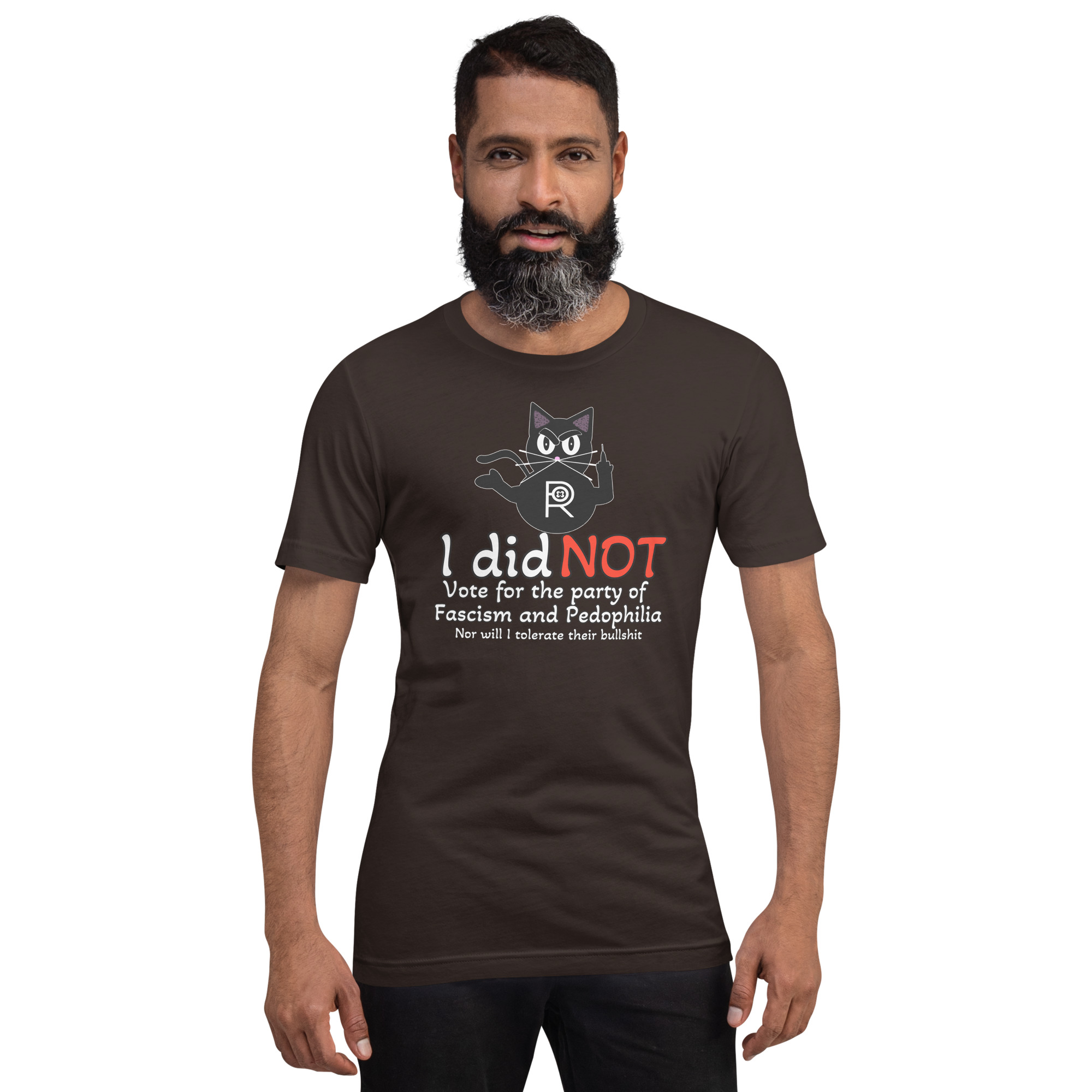 R - I Did Not Vote For The Party Of Fascism And Pedophilia Dark Style Unisex T-shirt - Image 9
