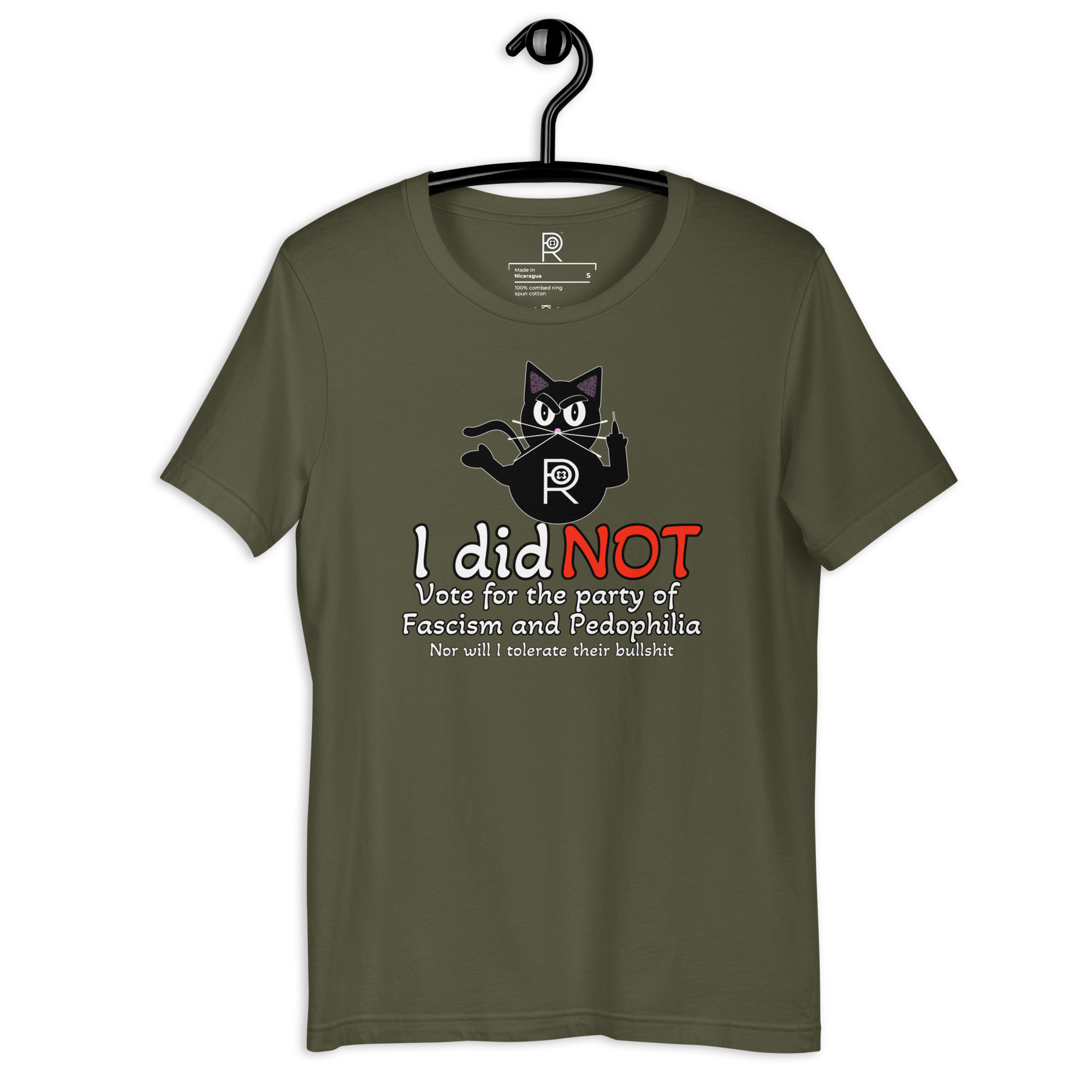 R - I Did Not Vote For The Party Of Fascism And Pedophilia Dark Style Unisex T-shirt - Image 40