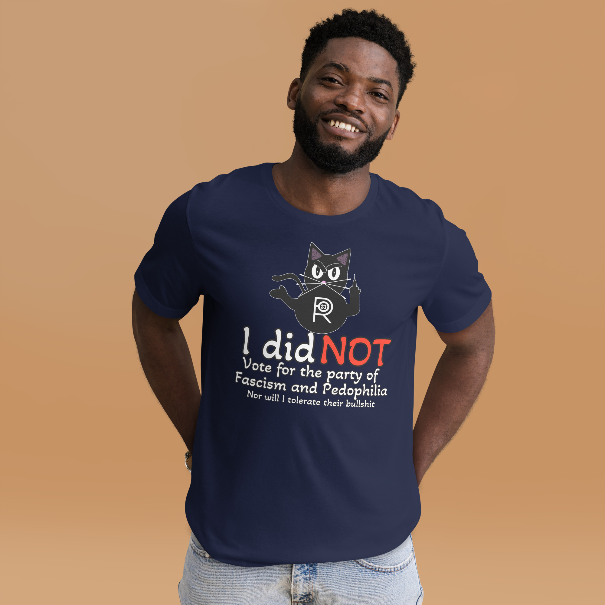 R - I Did Not Vote For The Party Of Fascism And Pedophilia Dark Style Unisex T-shirt - Image 7