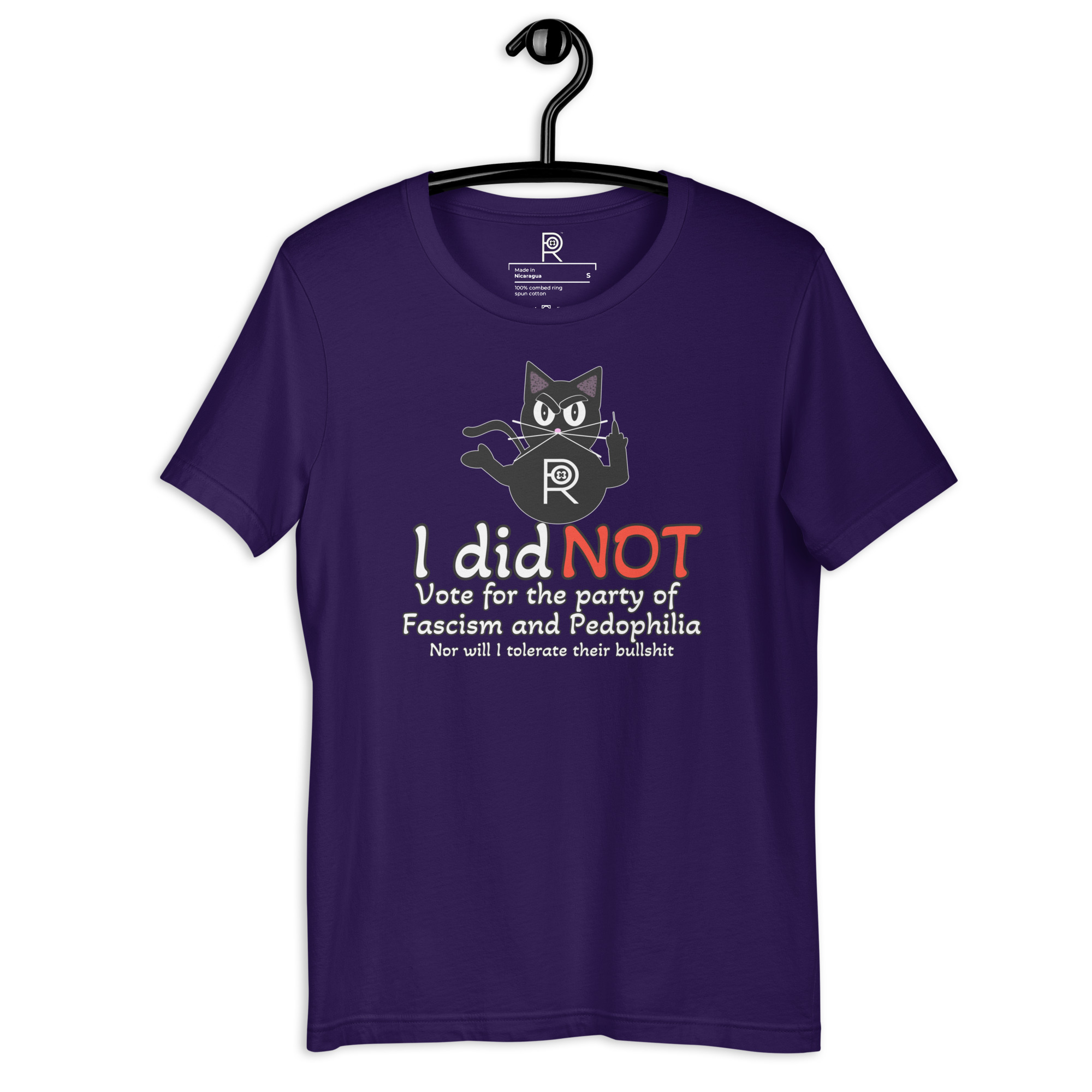 R - I Did Not Vote For The Party Of Fascism And Pedophilia Dark Style Unisex T-shirt - Image 26