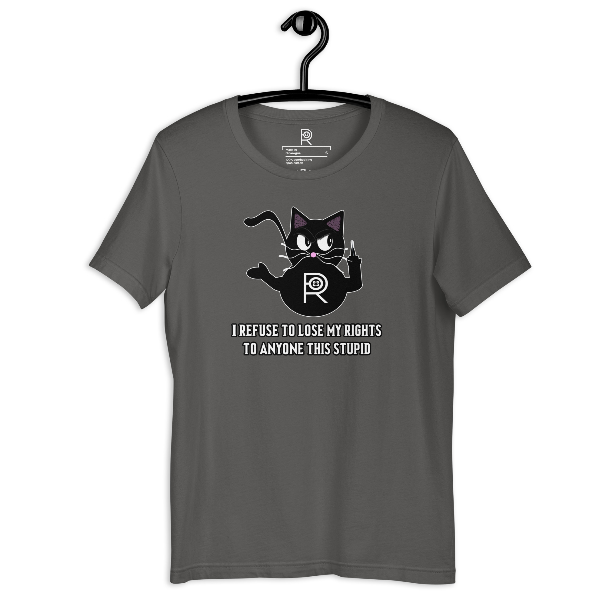 R - I Refuse To Lose My Rights To Anyone This Stupid Dark Style Unisex T-shirt - Image 19