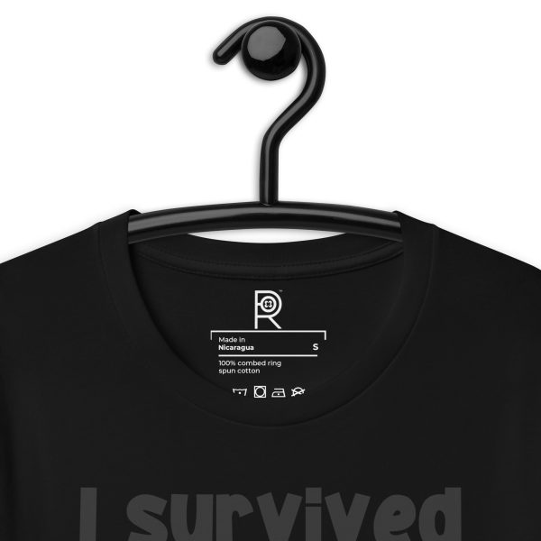 R - I Survived The Portland War Zone And All I Got Was Gassed By ICE And This T-shirt Dark Style Unisex T-shirt - Image 3