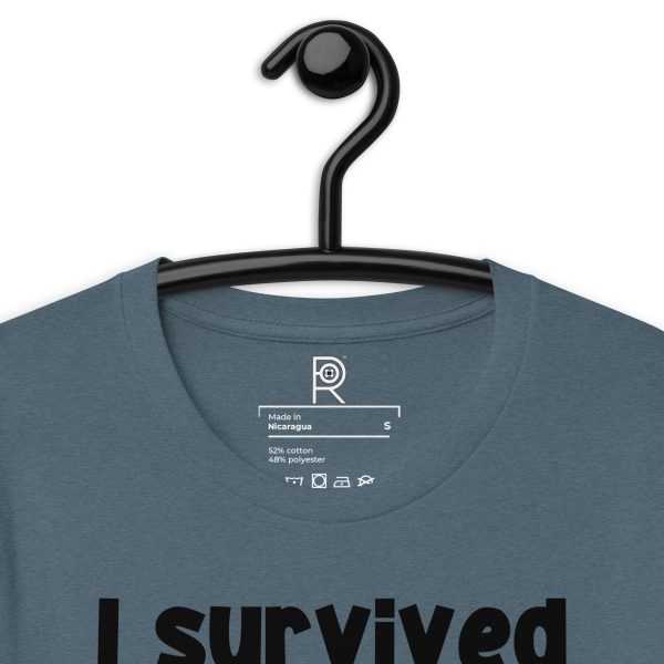 R - I Survived The Portland War Zone And All I Got Was Gassed By ICE And This T-shirt Dark Style Unisex T-shirt - Image 16