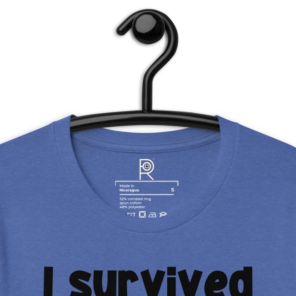 R - I Survived The Portland War Zone And All I Got Was Gassed By ICE And This T-shirt Dark Style Unisex T-shirt - Image 18