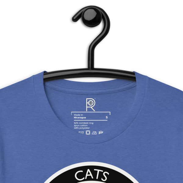 R - Cats Against Fascism Dark Style Unisex T-shirt - Image 18