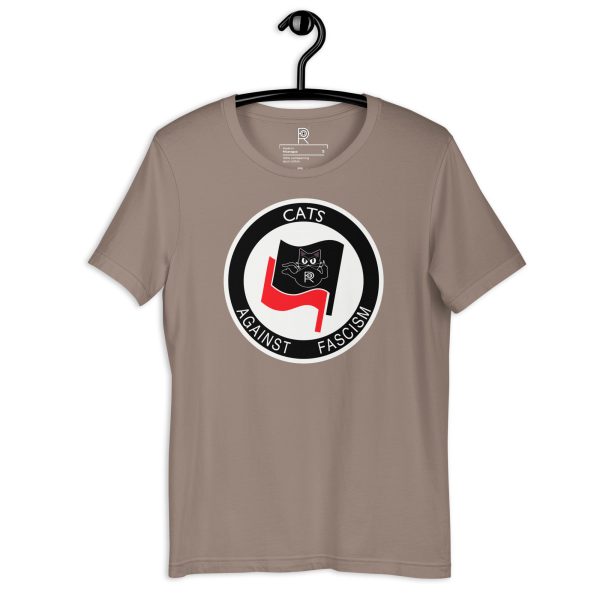 R - Cats Against Fascism Dark Style Unisex T-shirt - Image 19