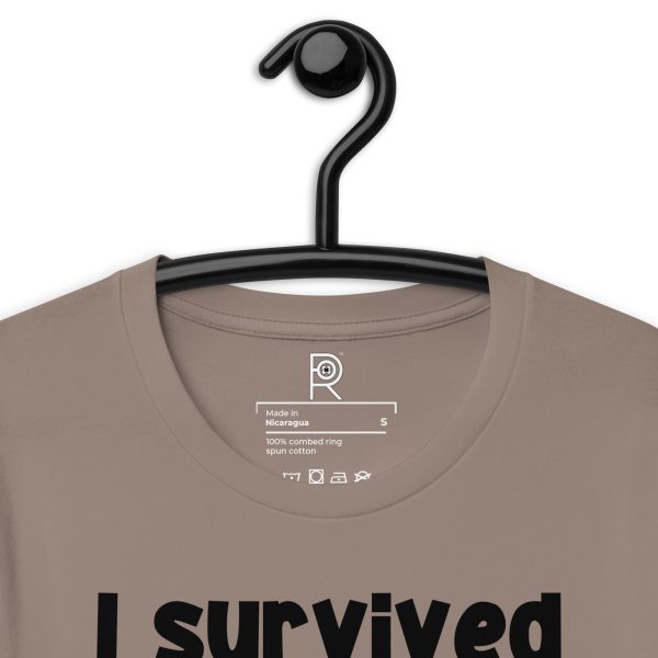 R - I Survived The Portland War Zone And All I Got Was Gassed By ICE And This T-shirt Dark Style Unisex T-shirt - Image 20