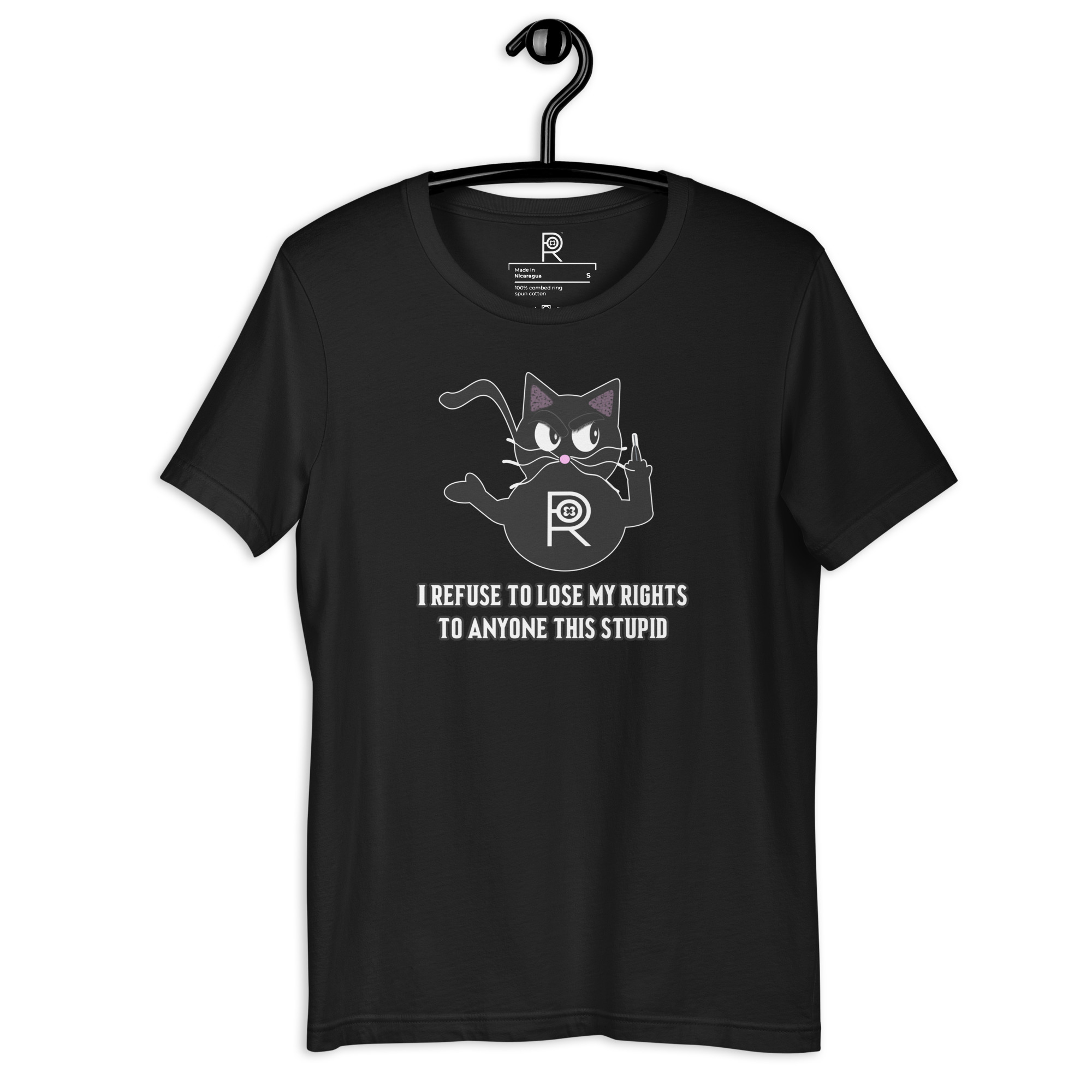 R - I Refuse To Lose My Rights To Anyone This Stupid Dark Style Unisex T-shirt - Image 3