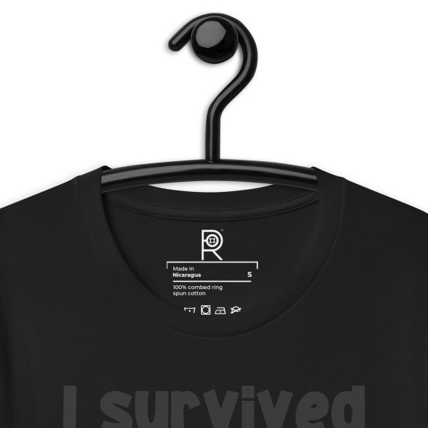 R - I Survived The Portland War Zone And All I Got Was Gassed By ICE And This T-shirt Dark Style Unisex T-shirt - Image 5