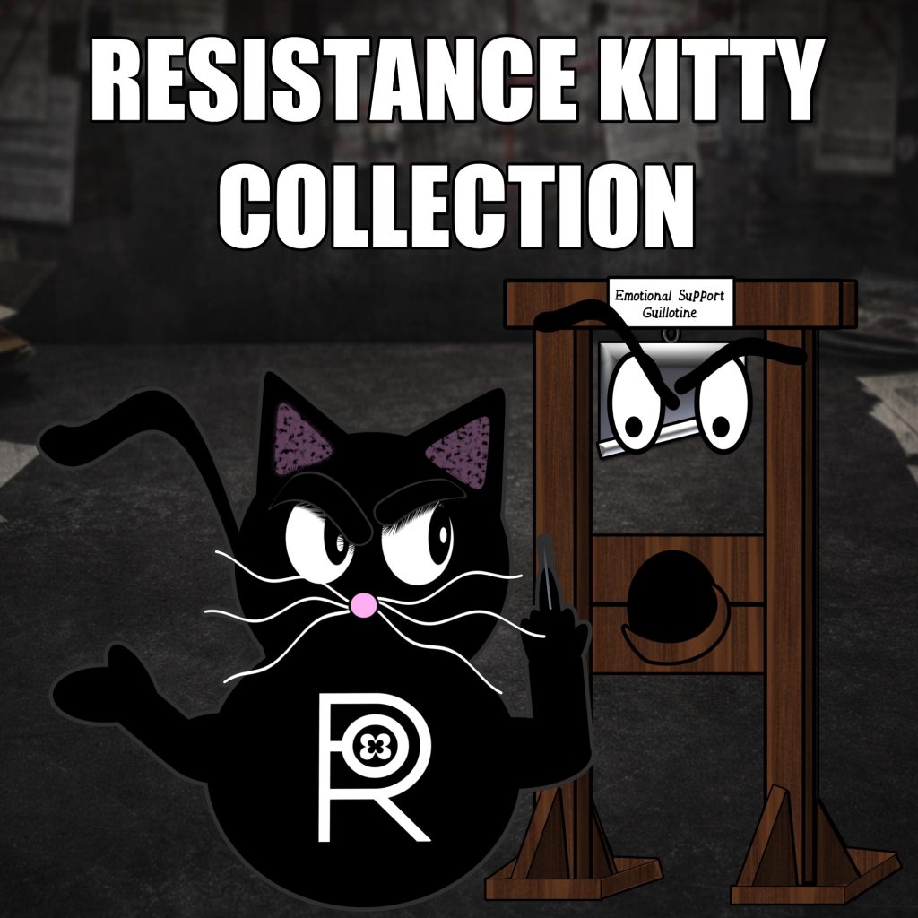 “resistance kitty political activist apparel”