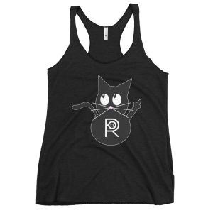 R - Resistance Kitty FU Women's Racerback Tank