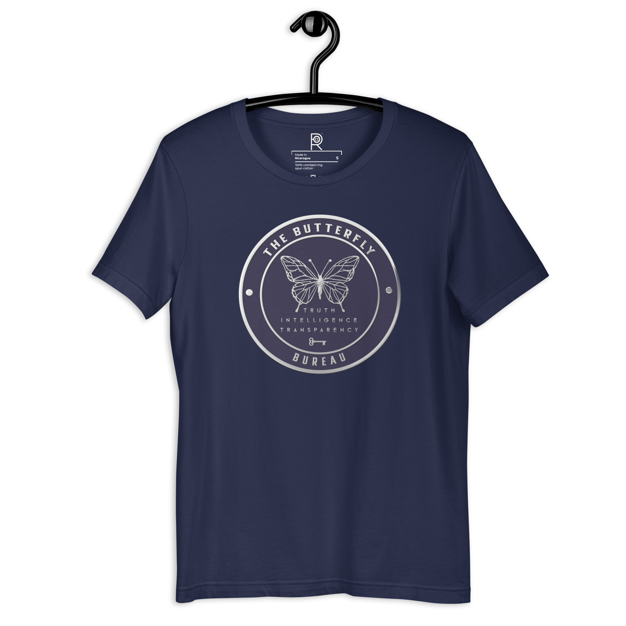 R - The Butterfly Bureau Dark Style Unisex T-shirt - Image 15