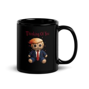 R - Thinking Of You - Style 1 - Black Glossy Mug
