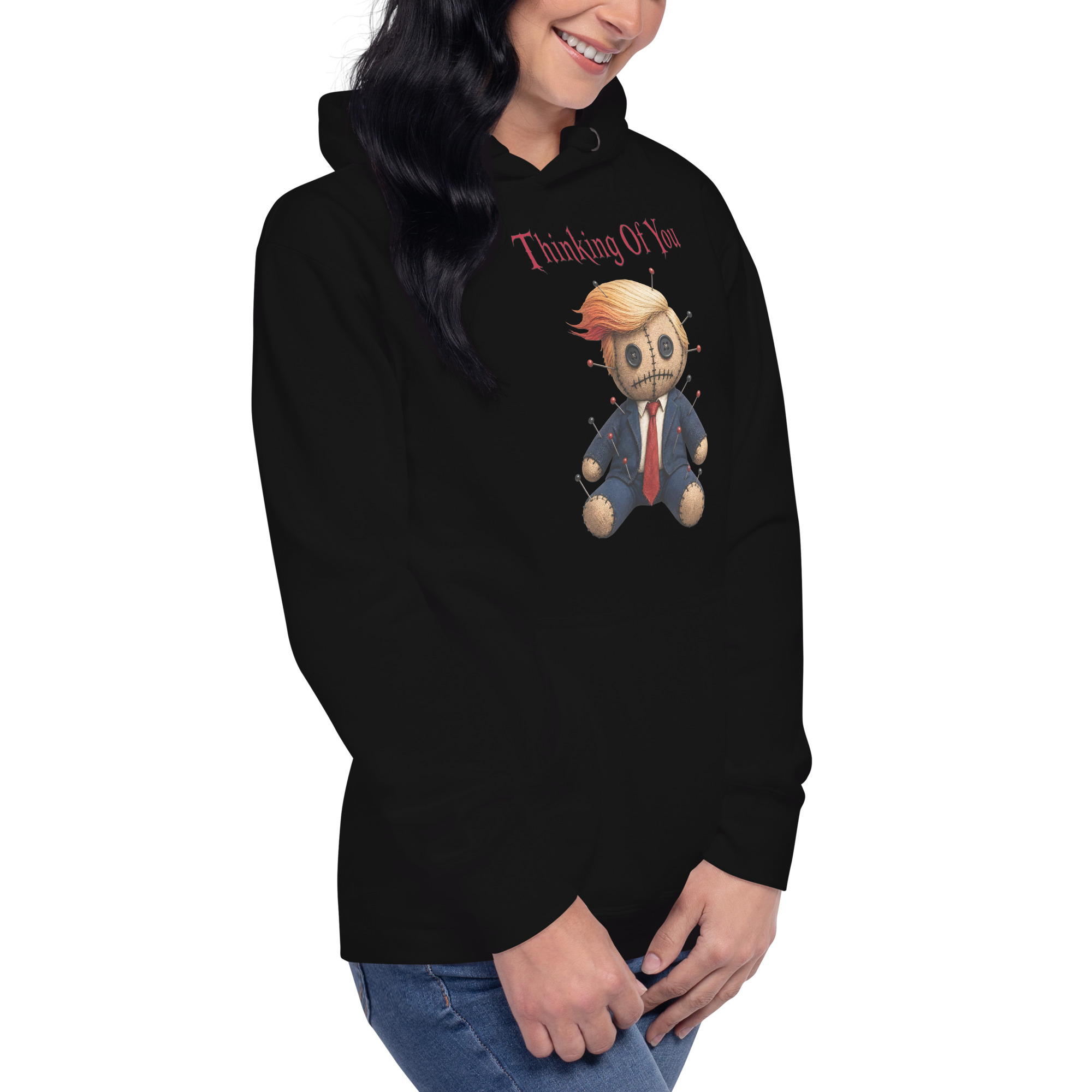 R - Thinking Of You - Style 1 - Dark Unisex Hoodie - Image 2