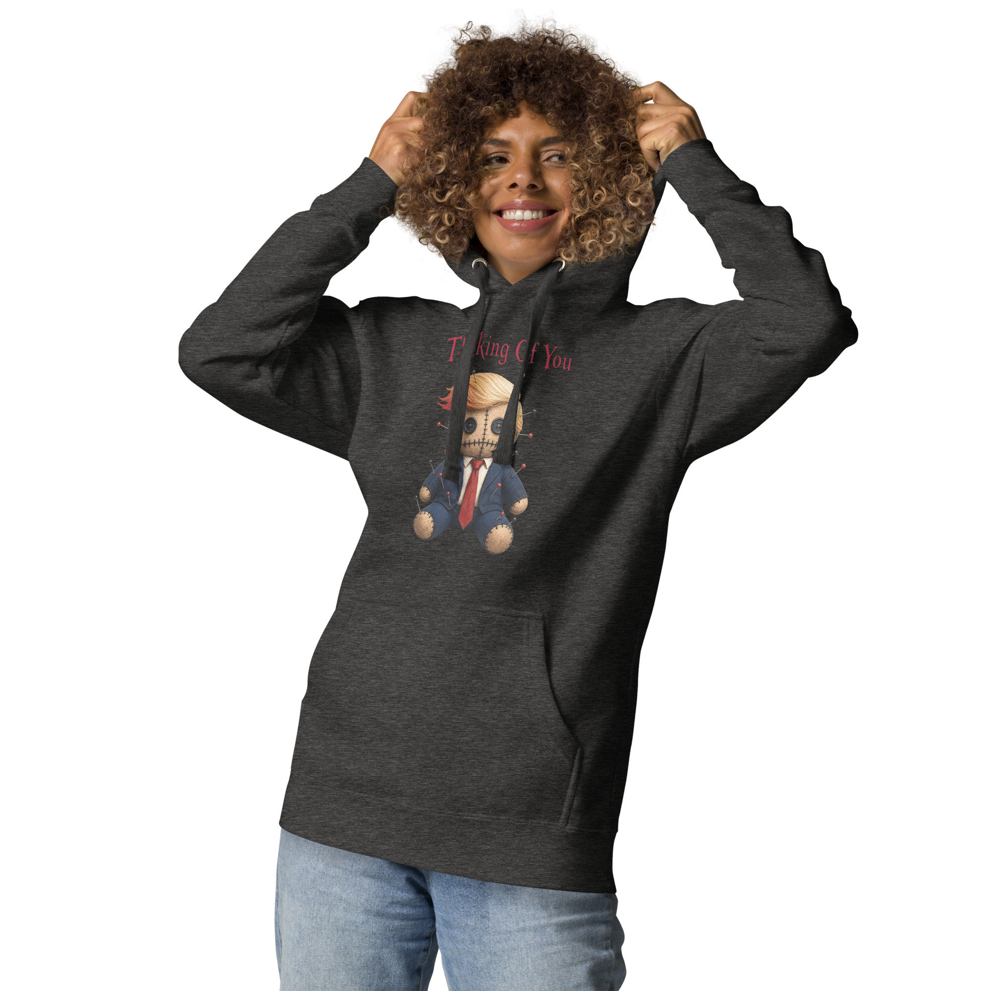 R - Thinking Of You - Style 1 - Dark Unisex Hoodie - Image 8
