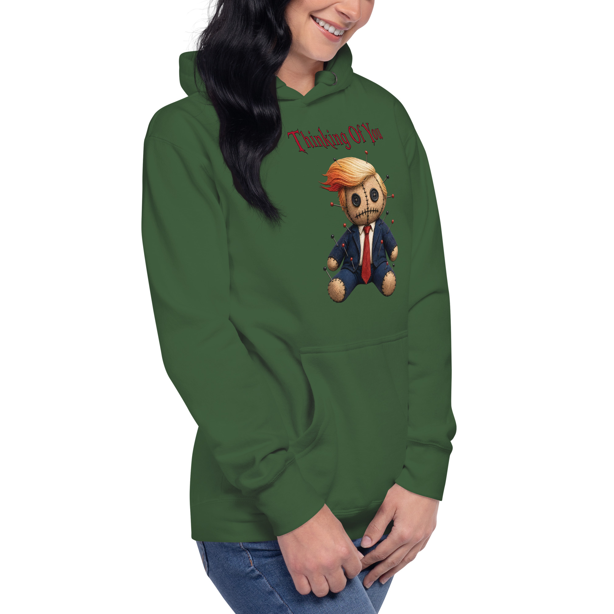 R - Thinking Of You - Style 1 - Dark Unisex Hoodie - Image 11