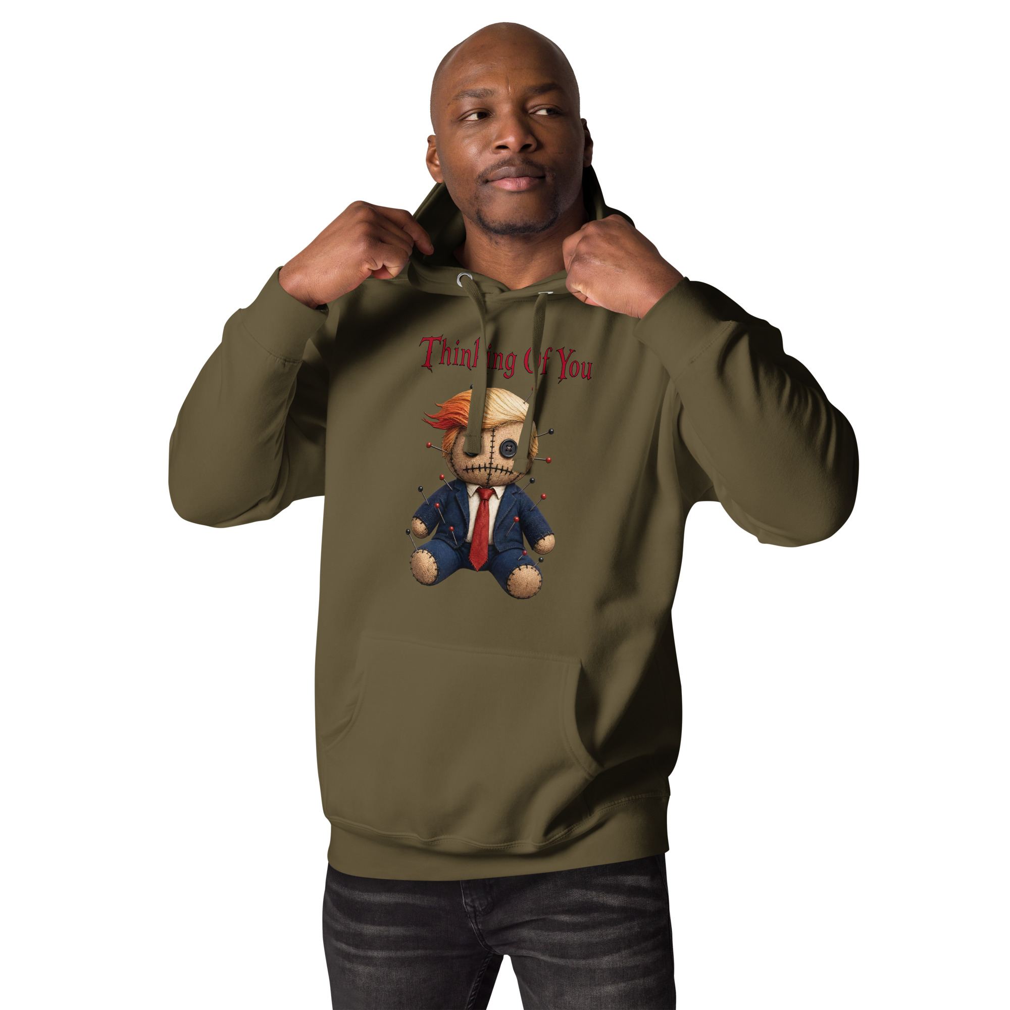 R - Thinking Of You - Style 1 - Dark Unisex Hoodie - Image 15