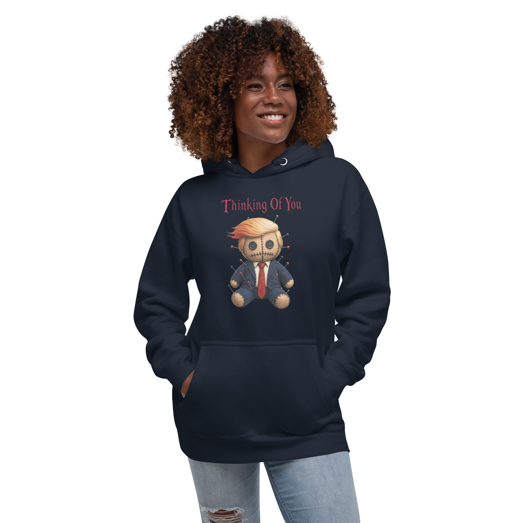 R - Thinking Of You - Style 1 - Dark Unisex Hoodie - Image 6