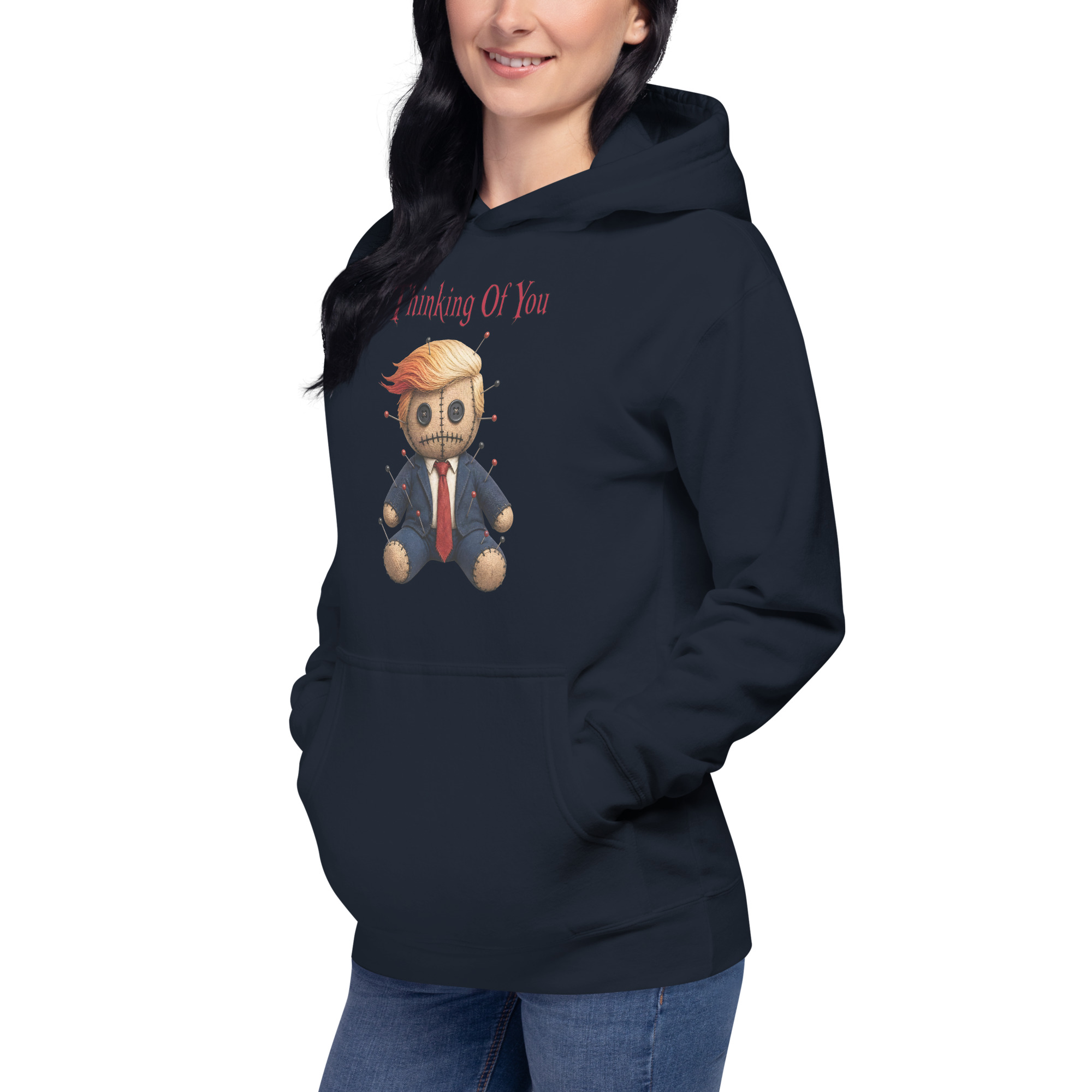 R - Thinking Of You - Style 1 - Dark Unisex Hoodie - Image 4