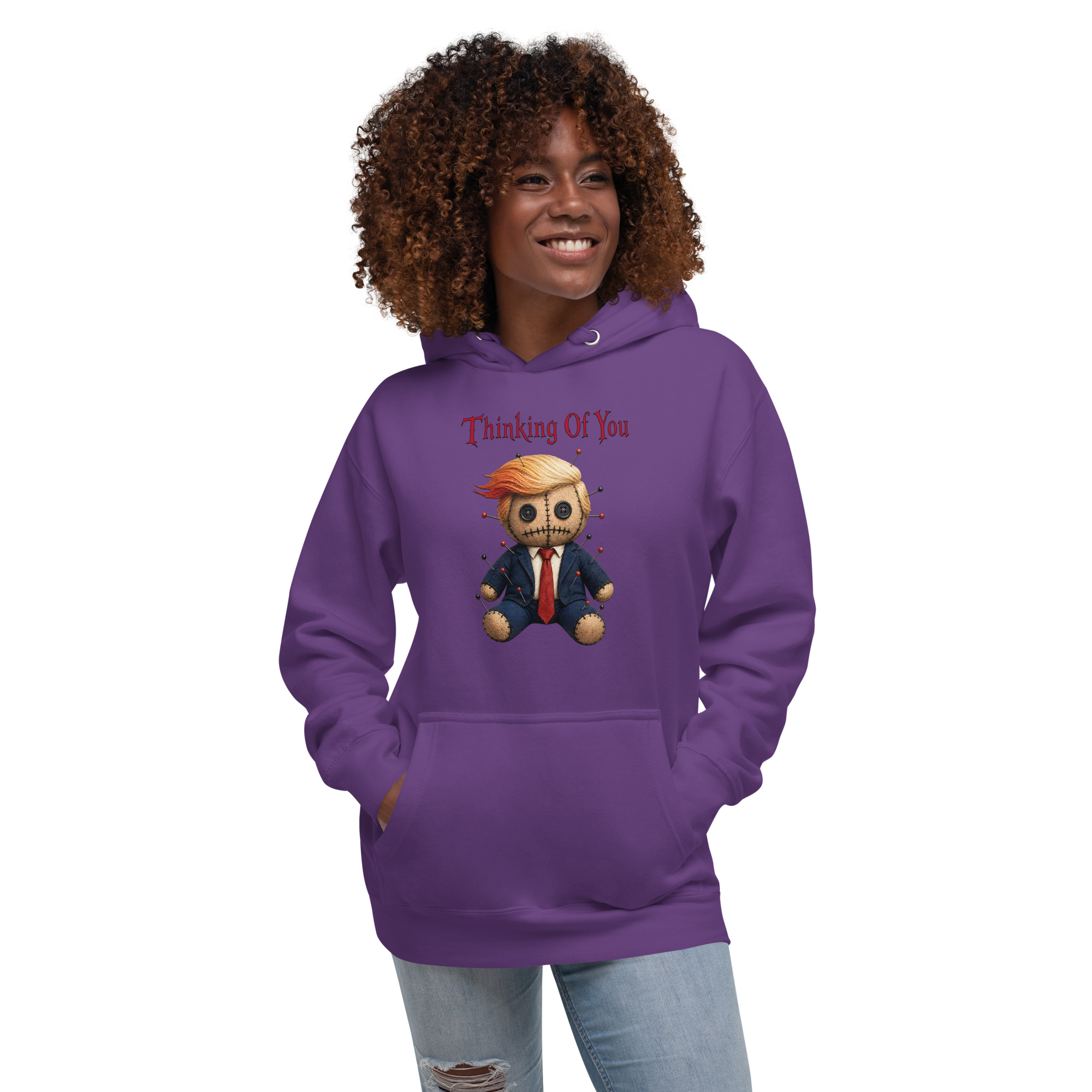 R - Thinking Of You - Style 1 - Dark Unisex Hoodie - Image 10