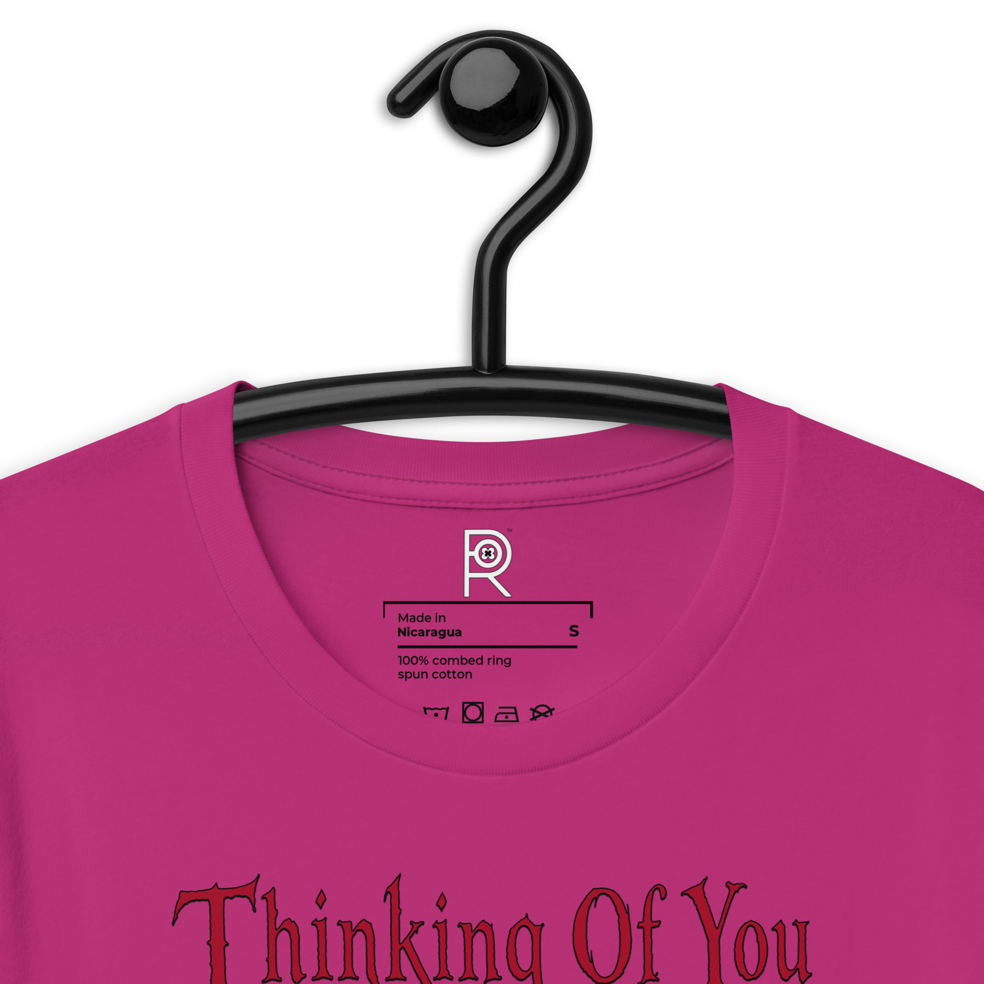 R - Thinking Of You - Style 1 - Dark Unisex T-shirt - Image 30