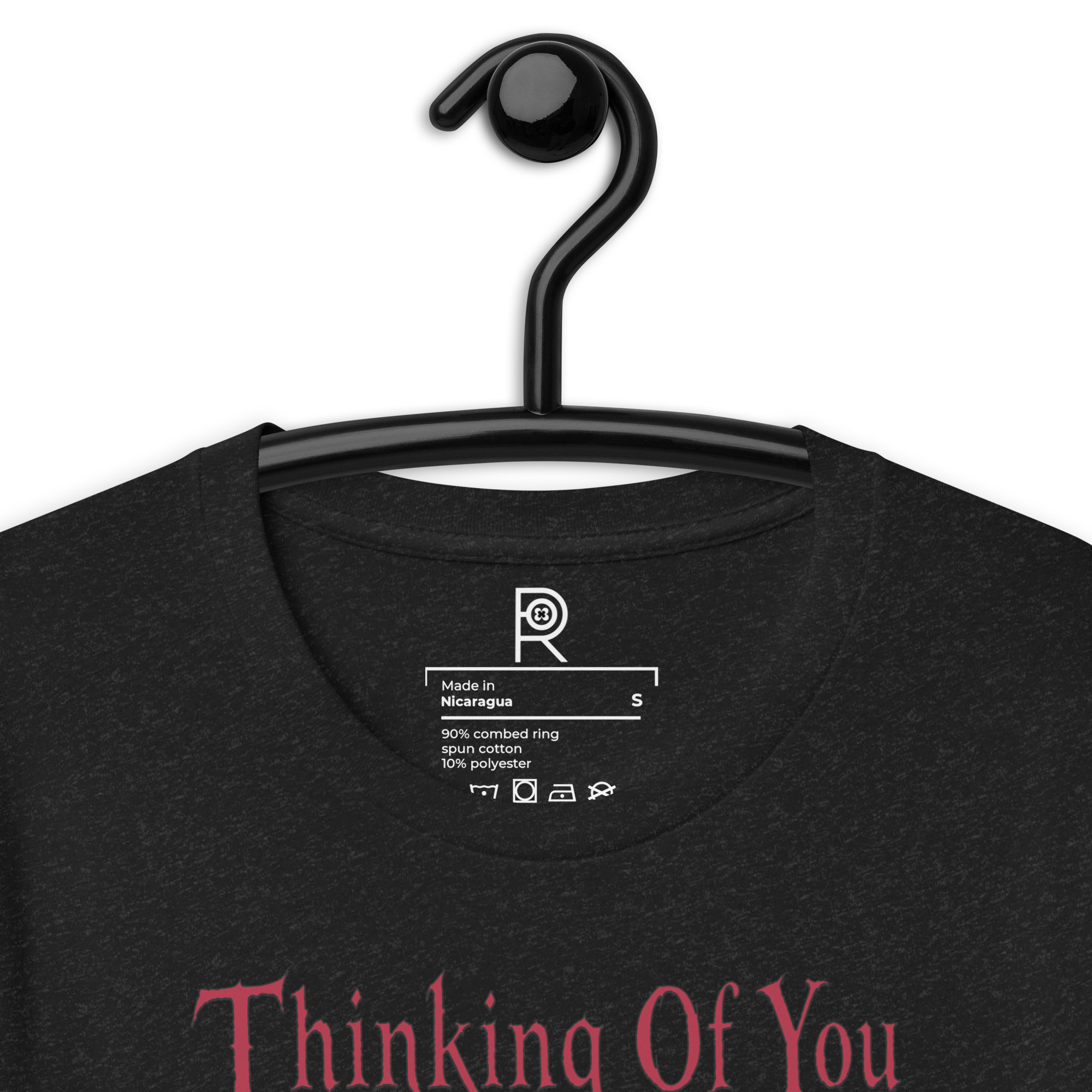 R - Thinking Of You - Style 1 - Dark Unisex T-shirt - Image 8