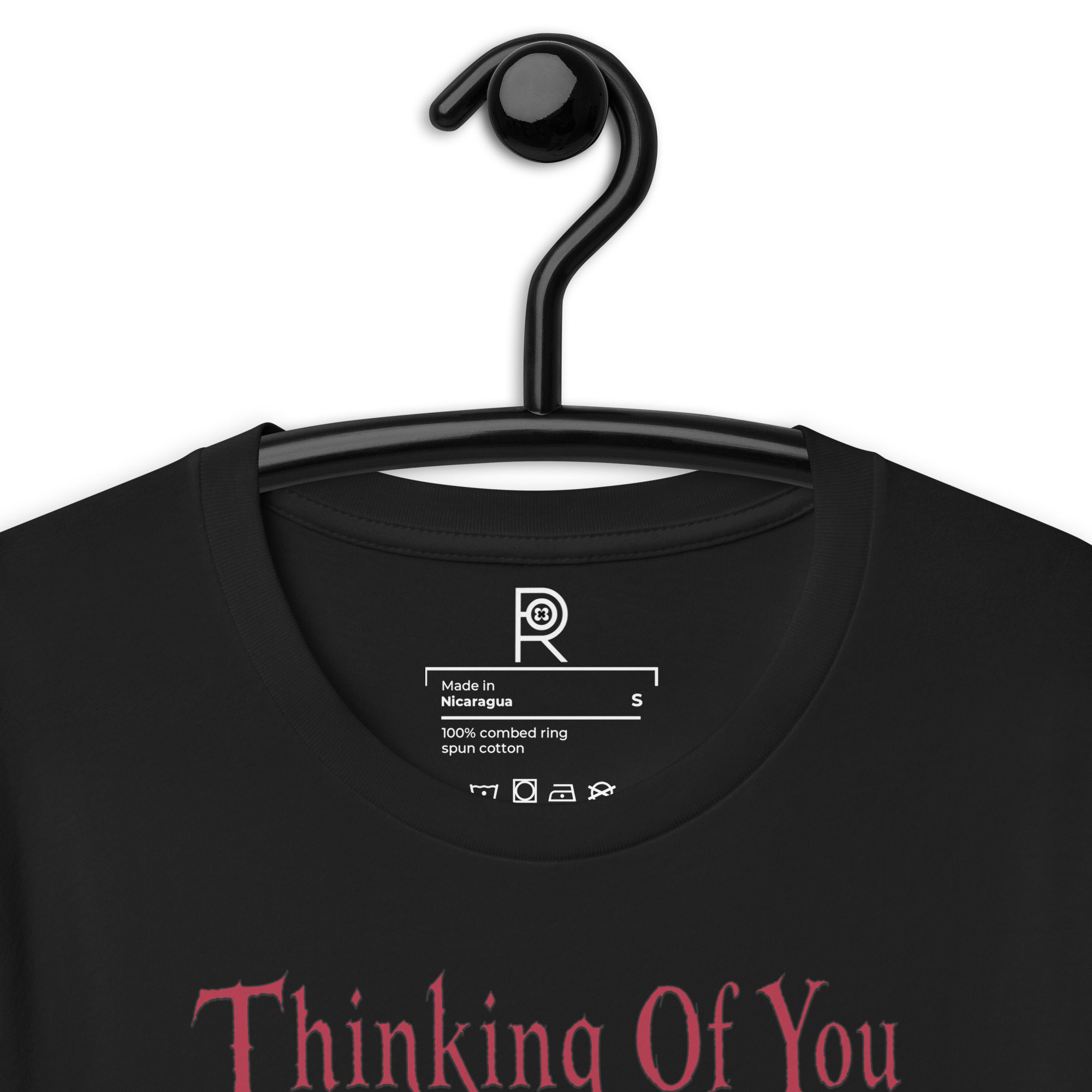 R - Thinking Of You - Style 1 - Dark Unisex T-shirt - Image 12