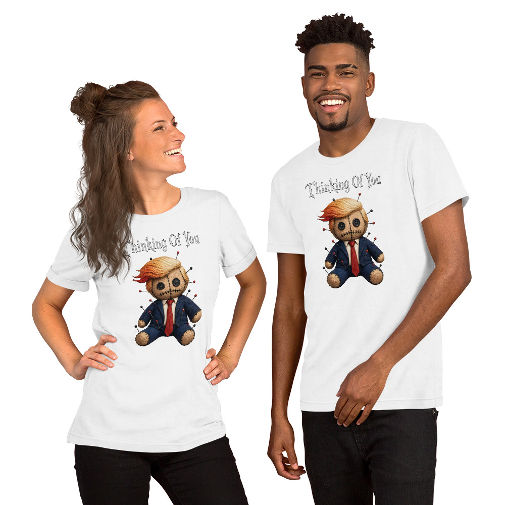 R - Thinking Of You - Style 2 - White Unisex T-shirt - Image 3