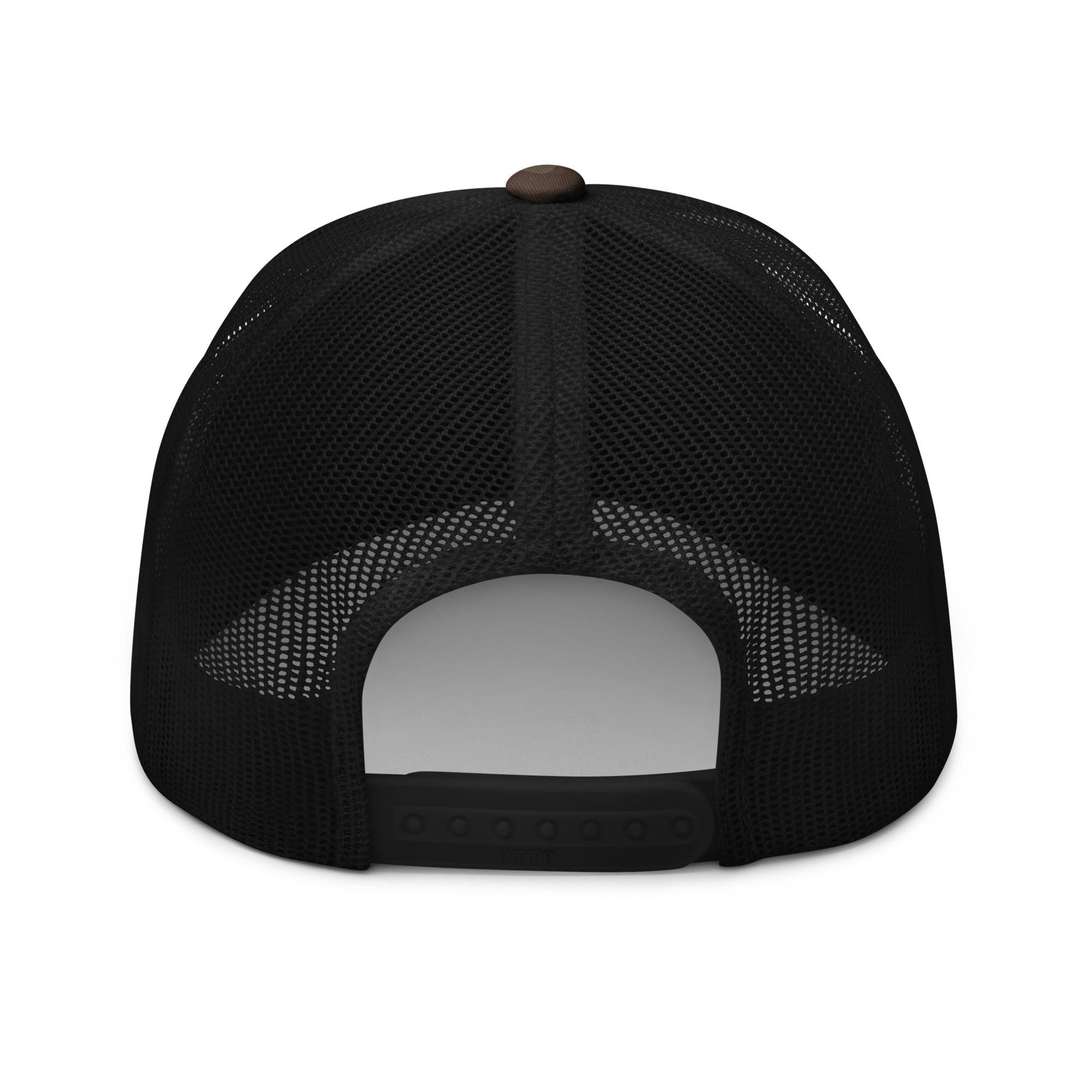 R - Orange On Mesh Camouflage Hat - Image 6