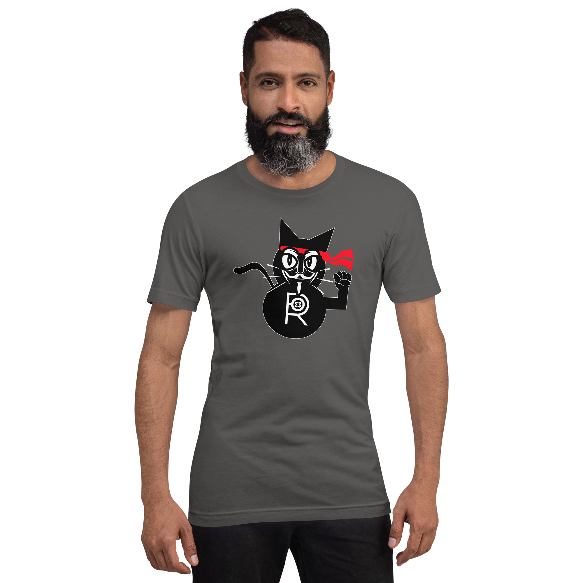 R - Revolutionary Kitty Dark Style Unisex T-shirt - Image 15