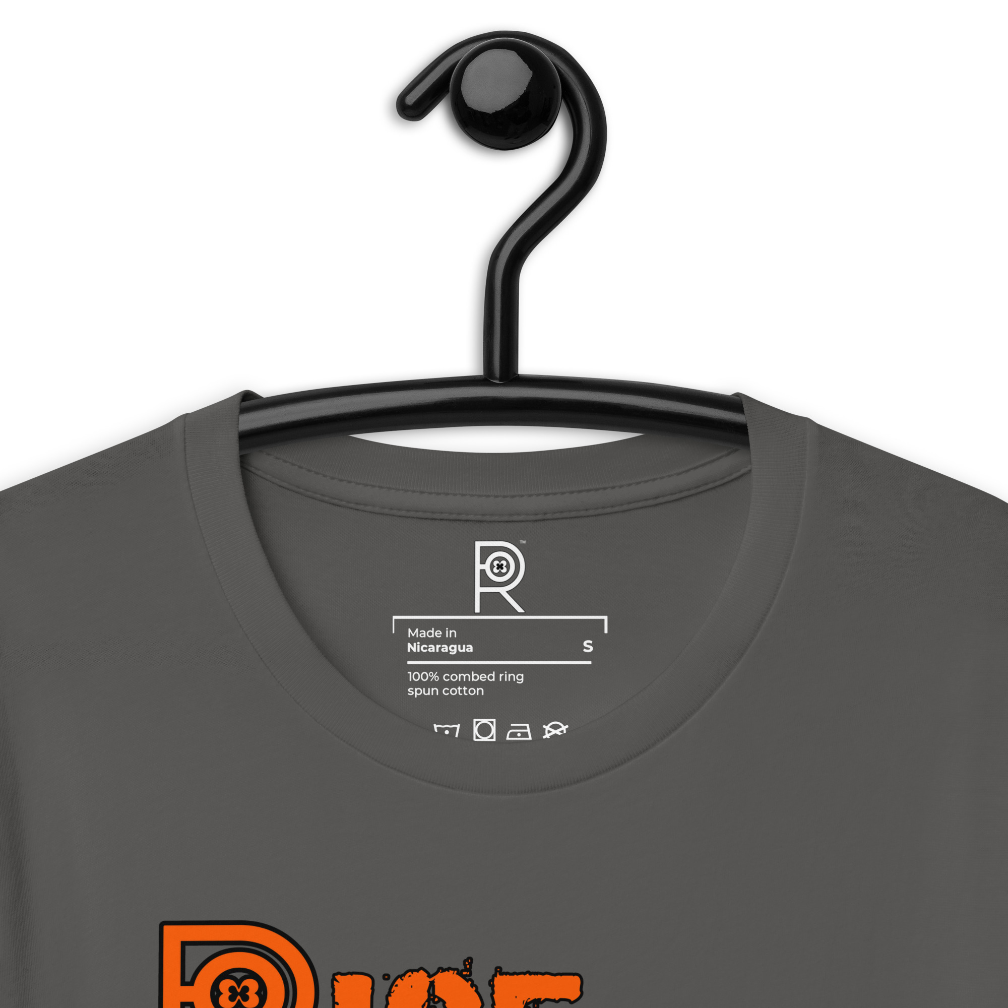 R - Rise Resist Revolt Orange And Black Dark Style Unisex T-shirt - Image 48