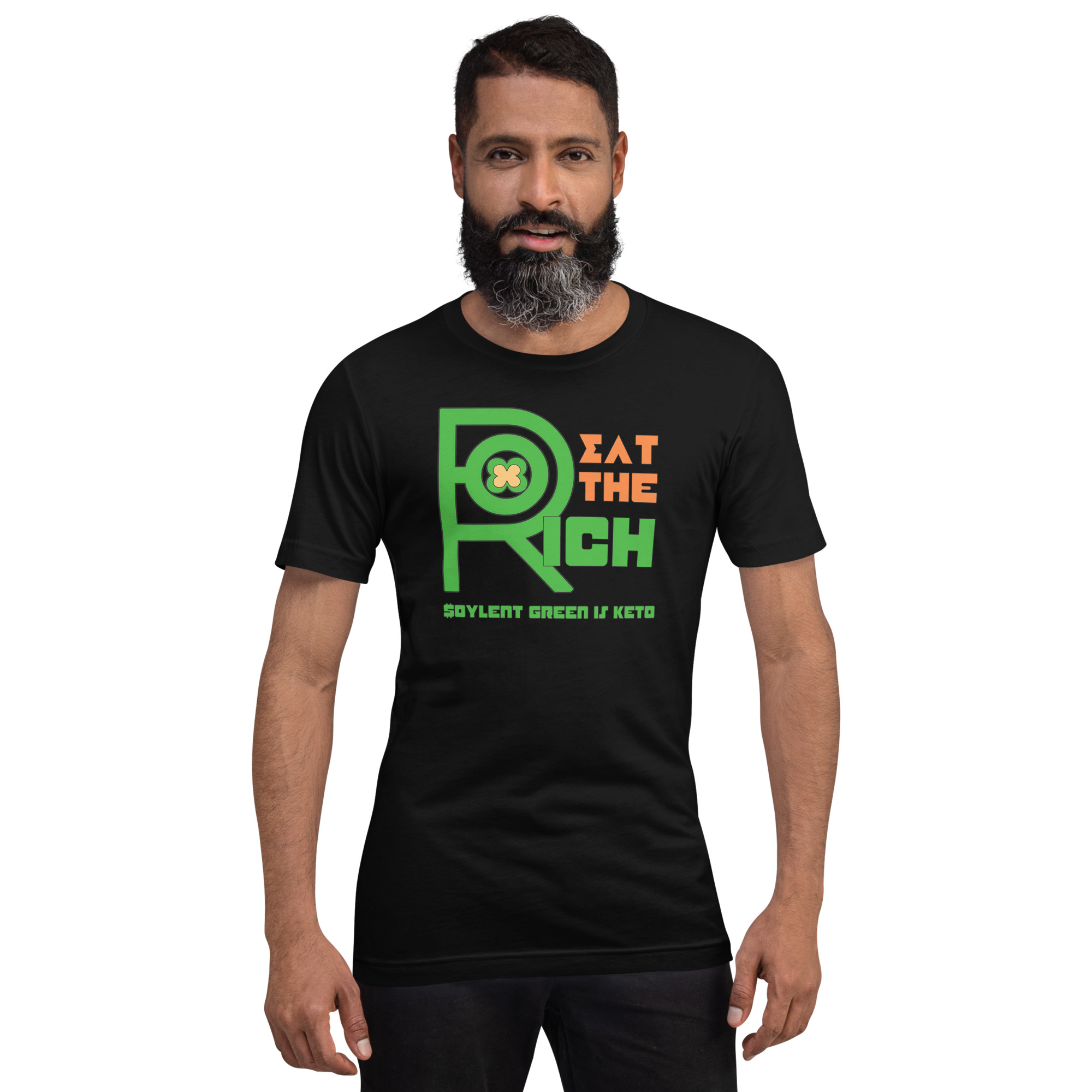 R - Eat The Rich Soylent Greene Is Keto Black Unisex T-shirt - Image 6