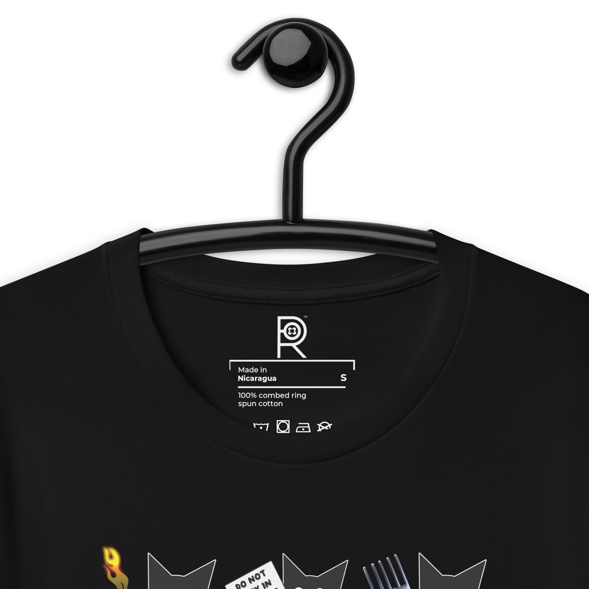 R - Resistance Kitties Resist Dark Style Unisex T-shirt - Image 18