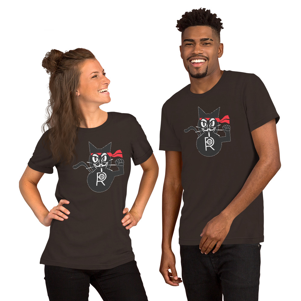 R - Revolutionary Kitty Dark Style Unisex T-shirt - Image 10